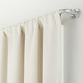 thumbnail image 5 of Eclipse Somerton 3/4" Pipe Blackout Wrap Curtain Rod, 36-66", Brushed Nickel, 5 of 8