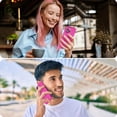 thumbnail image 2 of 3 in 1 Compatible with iPhone 12 Pro Max Case, [Camera Protection] with 2 Pack Screen Protectors, Slim Liquid Silicone Phone Case for 12 Pro Max Shockproof [Microfiber Lining](Hot Pink), 2 of 15