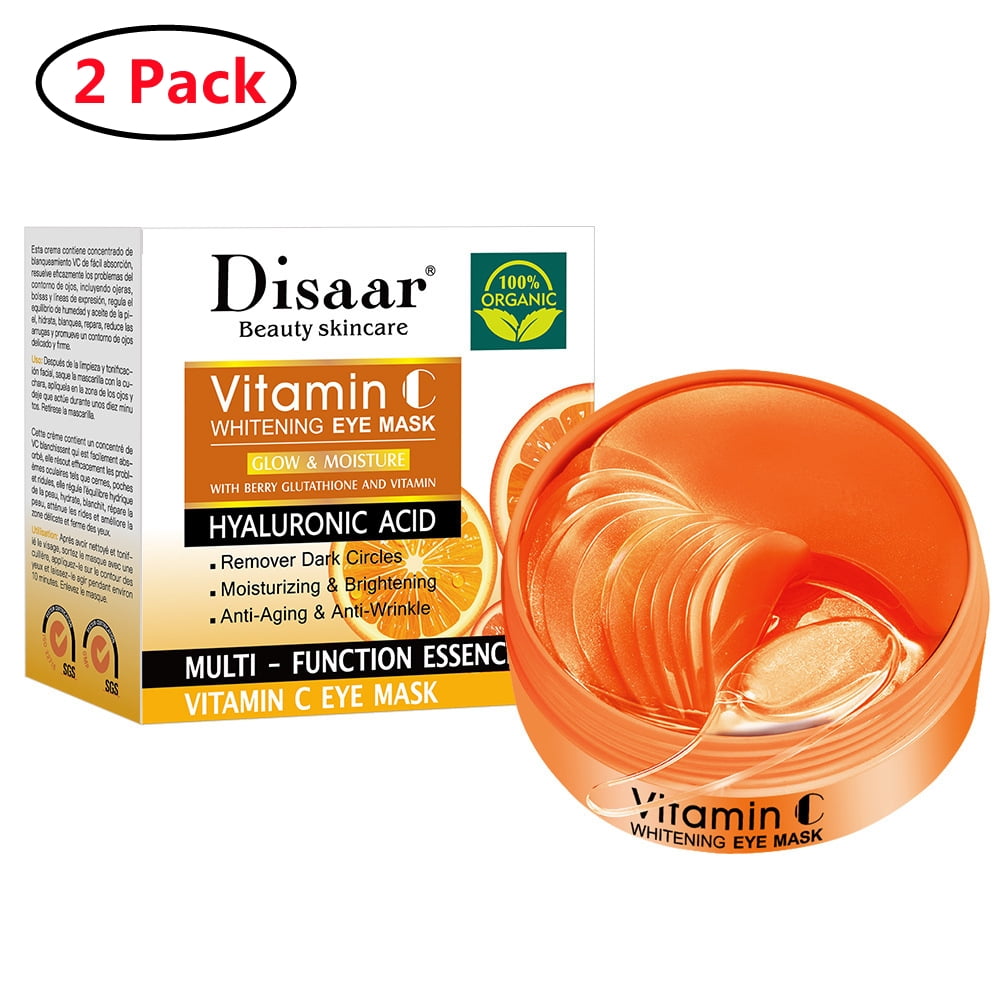 2 Pack Eye Mask,Under Eye Patches with Collagen Seaweed,Eye Gel Treatment Masks For Dark Circles