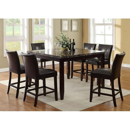 Samantha Counter High Solid Wood Dining Table - Walmart.com
