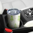 thumbnail image 5 of Christmas 20oz Stainless Steel Mobile Tumbler – Vacuum Insulated Coffee Mug with Lid, Spill-Proof Travel Cup for Hot & Cold Drinks, 5 of 7