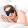 thumbnail image 4 of Antifaz para dormir, 100% opaco contorneado 3D, antifaz para dormir con correa ajustable, venda nocturna suave y cómoda para mujeres y hombres, antifaz para dormir, trabajo por turnos, viajes, 4 of 7
