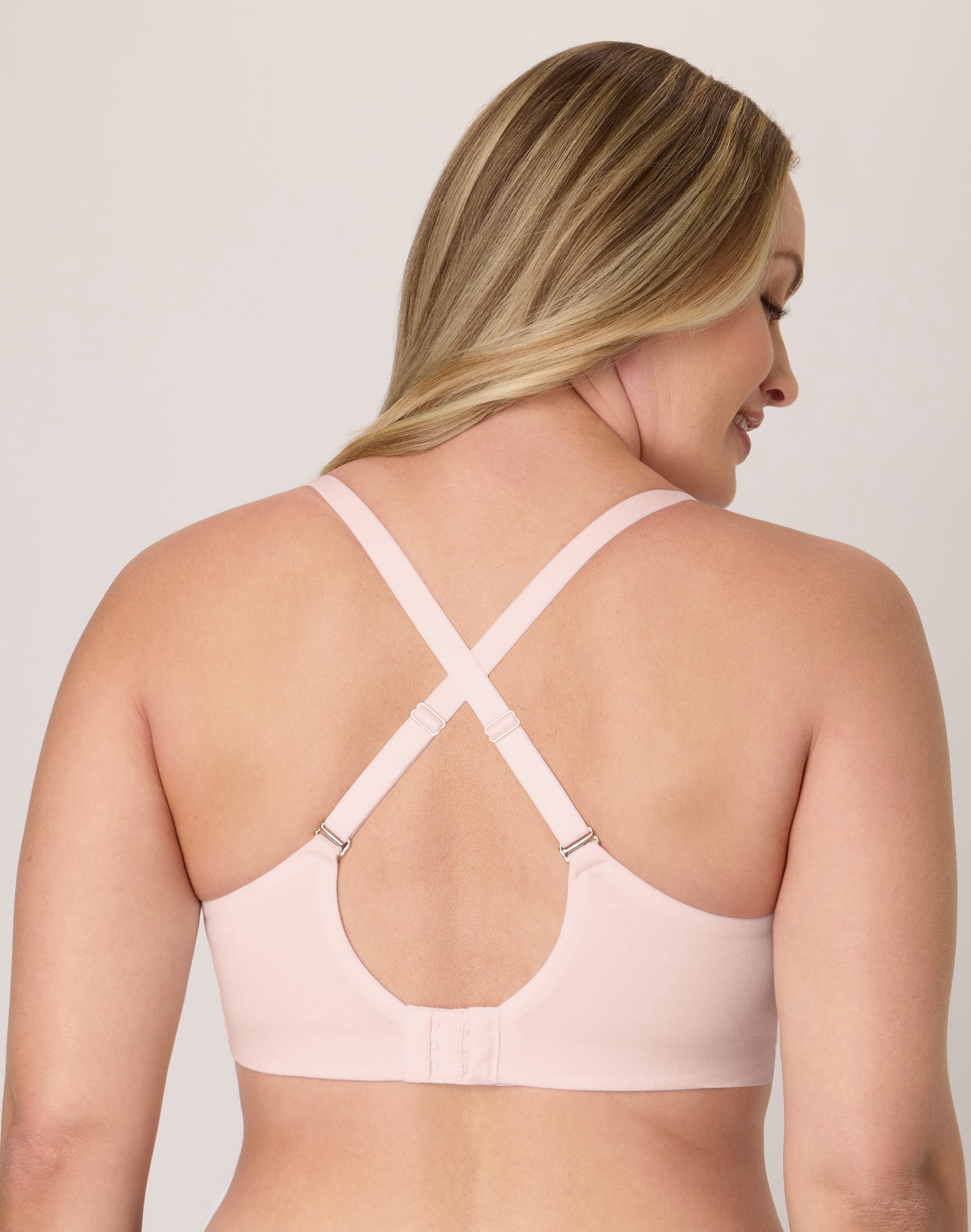 Women's Bali DF3421 Cotton Collection Underwire With Foam Bra (Light Buff 34C)