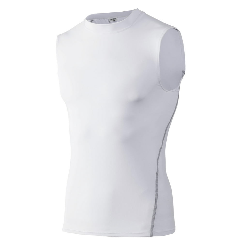 Toptie TopTie Mens Compression Sleeveless Base Layer