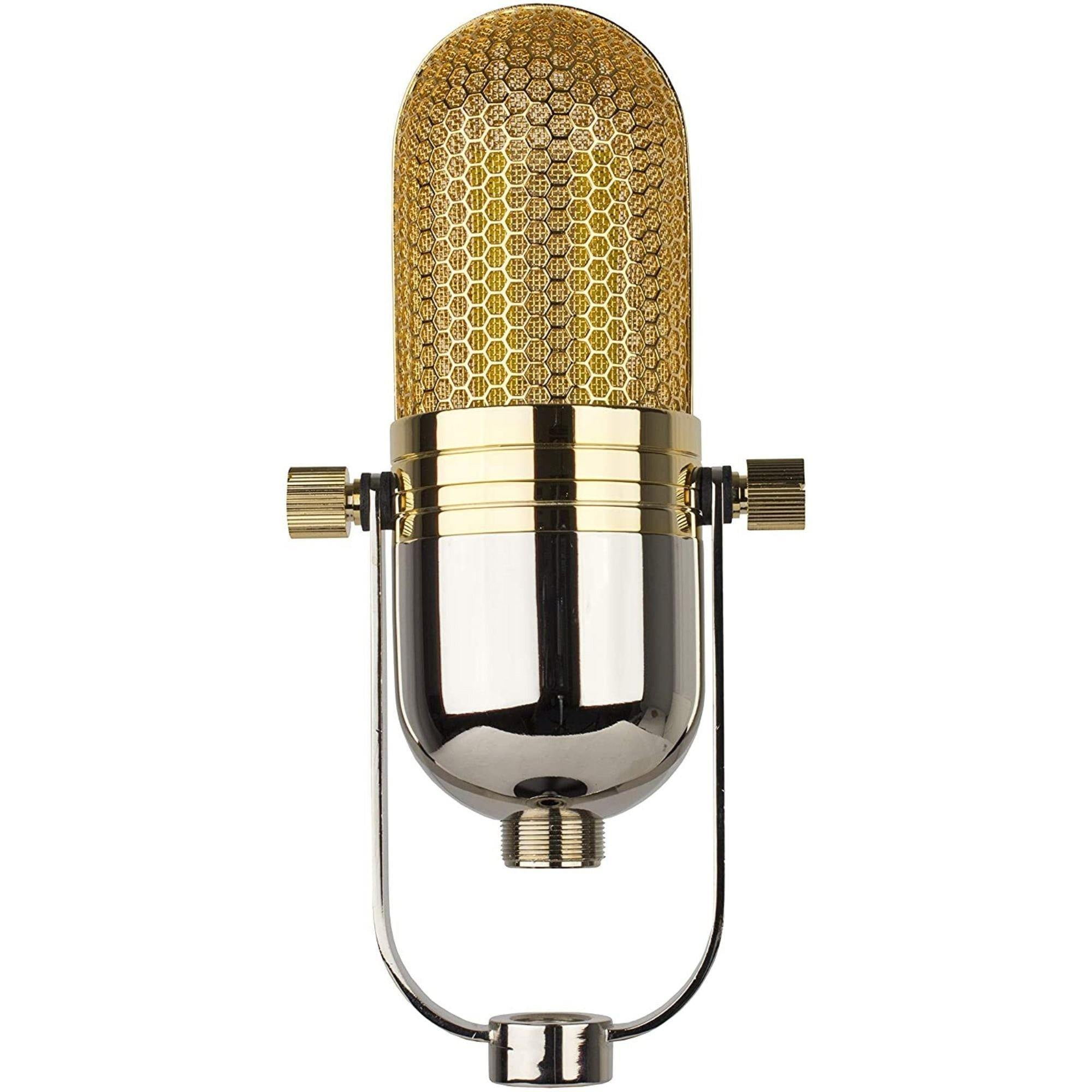 MXL R77 Wired Microphone, Chrome, Gold