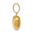 thumbnail image 3 of Auriga Fine Jewelry 14K Yellow Gold Puffed Heart Pendant for Women (L- 15mm, W-10mm), 3 of 6