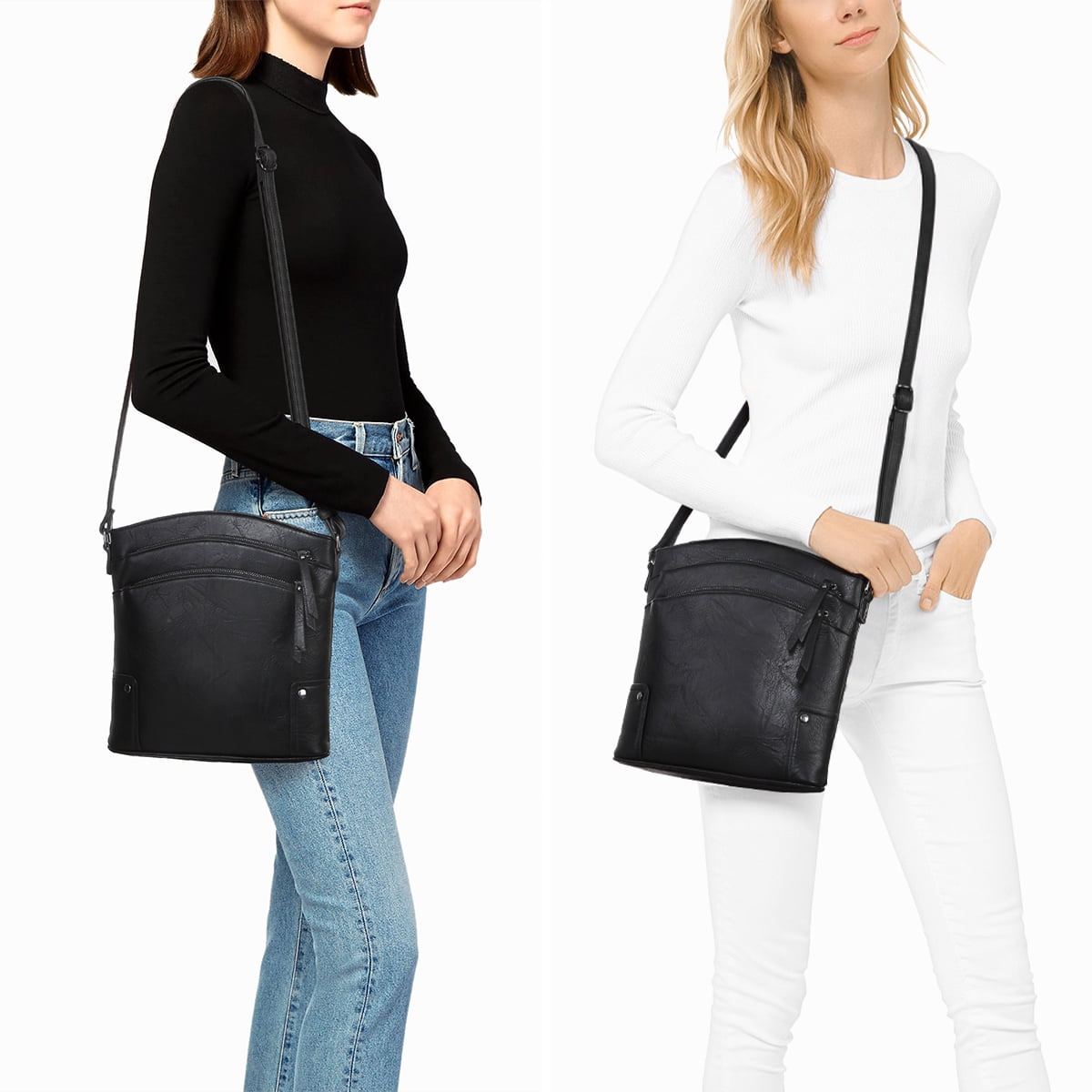 VONMAY Women's Crossbody Bags Multi-pockets Crossover Shoulder Bags