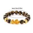 thumbnail image 4 of Feng Shui Bracelet For Men And Women Black Obsidian Wealth Good Luck Chinese Dragon Pi Xiu Dragon Bead Bangle Can Bring Luck And Prosperity For Daily Wear, 4 of 8