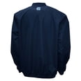 thumbnail image 3 of Men's Franchise Club Navy North Carolina Tar Heels Windshell FC Member V-Neck Pullover Jacket, 3 of 3