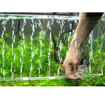 LOLIPPYY 2-Pack Transparent Aquarium Bubble Disks for Fish Tank Bubbler Decoration, Air Stone Diffuser Accessories