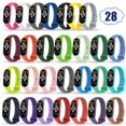 thumbnail image 2 of Paquete de 28 bandas de repuesto compatibles con Xiaomi Band 7 pulseras de silicona Smartwatch Band 28 colores, 2 of 5
