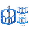 thumbnail image 5 of CXWXC Road/Mountain  Bike Pedals 3 Bearings 9/16” Aluminum Alloy Bicycle Pedals, 5 of 7