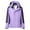 Purple, variant on Womens Water Resistant Outdoor Hiking Raincoat Women Lined Rain Jacket Lightweight Hooded Jackets Trench Coats