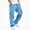Blue, variant on HAOTAGS Boys Cargo Pants with Pockets, Elastic Waist Solid Color Casual Sweatpants Brown Size 9