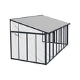thumbnail image 4 of Palram - Canopia SanRemo 10' x 18' Patio Enclosure - Gray/Clear with Screen Doors (6), 4 of 10