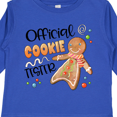 thumbnail image 4 of Inktastic Official Cookie Tester Cute Gingerbread Boys or Girls Long Sleeve Toddler T-Shirt, 4 of 5