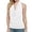 White, variant on Aihuaihua Women's Drape Cowl Neck Sleeveless Backless Vest Tank Top Blouse