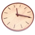 thumbnail image 1 of Reloj de pared, reloj de pared de madera, reloj de pared de madera silencioso, reloj de pared de madera, funcionalidad versátil, 1 of 12
