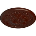thumbnail image 3 of Ekena Millwork 12 3/4"OD x 7/8"P Legacy Acanthus Ceiling Medallion (Fits Canopies up to 3 1/2"), Hand-Painted Brushed Mahogany, 3 of 8