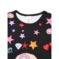 thumbnail image 4 of WIBACKER 3-12Y Girls Short Sleeve Cartoons Nightgown Soft Kids Nightdress Pajamas for Toddler to Big Girl Nightie Dress, 4 of 10