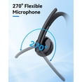 thumbnail image 4 of Auriculares con cable EMEET HS50 con micrófono, auriculares supraaurales para ordenador con micrófon, 4 of 8
