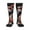 3 Black, variant on Tricolor Koi Fish Trio Print Compression Socks for Both Men And Women for Running, Travel, Flight, Nurse