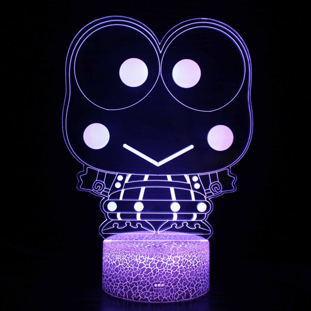 Lámpara de noche de Hello Kitty, regalo de cumpleaños en 3D, adornos creativos, lámpara de mesa pequeña, lámpara de ambiente de celebridades de Internet, lámpara de mesa de escritorio creativa