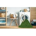 thumbnail image 2 of Ahgly Tapis d'Intérieur Lavable en Machine Carré Vert Forêt Foncé, 6 Pieds Carré, 2 of 7