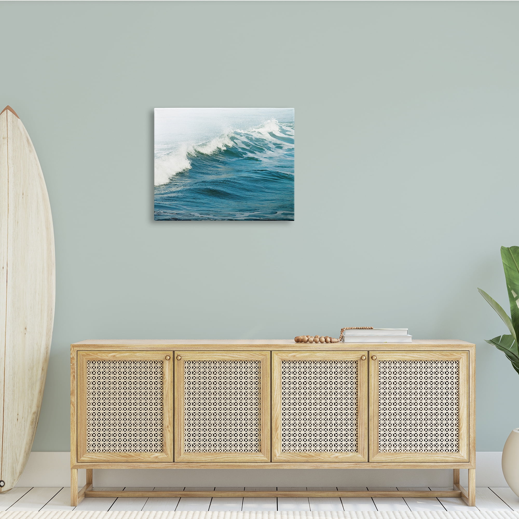 Stupell Indtries Small Wave White Caps Water Motion Ocean Study,30 x 24,Design by Ian Winstanley