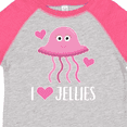 thumbnail image 4 of Inktastic Jellyfish Pink Ocean Creature Girls Toddler T-Shirt, 4 of 5