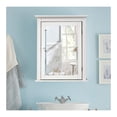 thumbnail image 2 of Bathroom Mirror Cabinet, Wall Mounted Storage Cabinet with Mirror Door and Adjustable Shelf, Mirrored Medicine Cabinet for Bathroom, Living Room, Cloakroom, 22 x 6 x 27.5 inches (White), 2 of 8