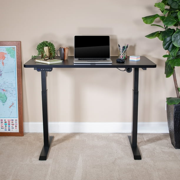 Shop walmart checks professional three per page desk business checks, essential to any home office seeking to make payments and track your spending. flash furniture electric height adjustable standing desk table top 48 wide 24 deep black