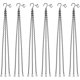 thumbnail image 1 of 6 juegos de cadena colgante para plantas negras, cadena de repuesto para cesta de maceta para comedero de pájaros y flores, 1 of 4