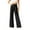 Black, variant on DuoJiaJ Women's Casual Pants Wide Leg With Tie For Everyday Comfort And Versatility Wide Leg Casual Pants Women