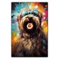 thumbnail image 3 of Briard Dog Canvas Wall Art,Pet Canvas Painting Puppy Artwork,Colorful-Watercolor Original Artwork Print For Bedroom, Bathroom Wall Art decor, 3 of 6