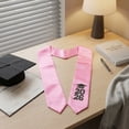 thumbnail image 5 of 2026 Graduation Sash, Satin Graduation Stole for Class of 2026, High School College Grad Ceremony Honor Stole Unisex Pink&Black 60 Inch Long Commencement Sash, 5 of 6