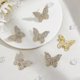 thumbnail image 5 of 6 broches de mariposa de aleación con diamantes de imitación. Broche de mariposa de metal con forma de animal. Broche de mariposa con piedra natal., 5 of 9