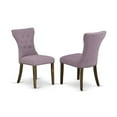 thumbnail image 3 of East West Furniture Ferris 7-Piece Wooden Dining Set in Jacobean/Dahlia Purple, 3 of 10