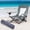 Gray, variant on Coliware Folding Backpack Beach Chair, Blue Compact Lightweight Camping Chair with Carry Bag Cup Holder, Outdoor Reclining Low-Profile Travel Chair for Adults, Heavy-Duty