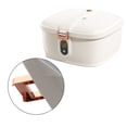 thumbnail image 3 of Becaristey Non-toxic Rice Storage Container Odorless Impact-resistant Safe For Food Contacting Rice Container Light Green 5kg, 3 of 6