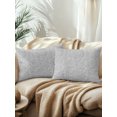 thumbnail image 2 of Outdoor Pillows Waterproof, Grey Geometric Bedding Throw Pillows with Insert for Couch Sofa Bed, Aesthetics Luxury Abstract Art 12x20 Inch Pillowcases Decorative Camping Patio Pillow Set of 2, 2 of 7
