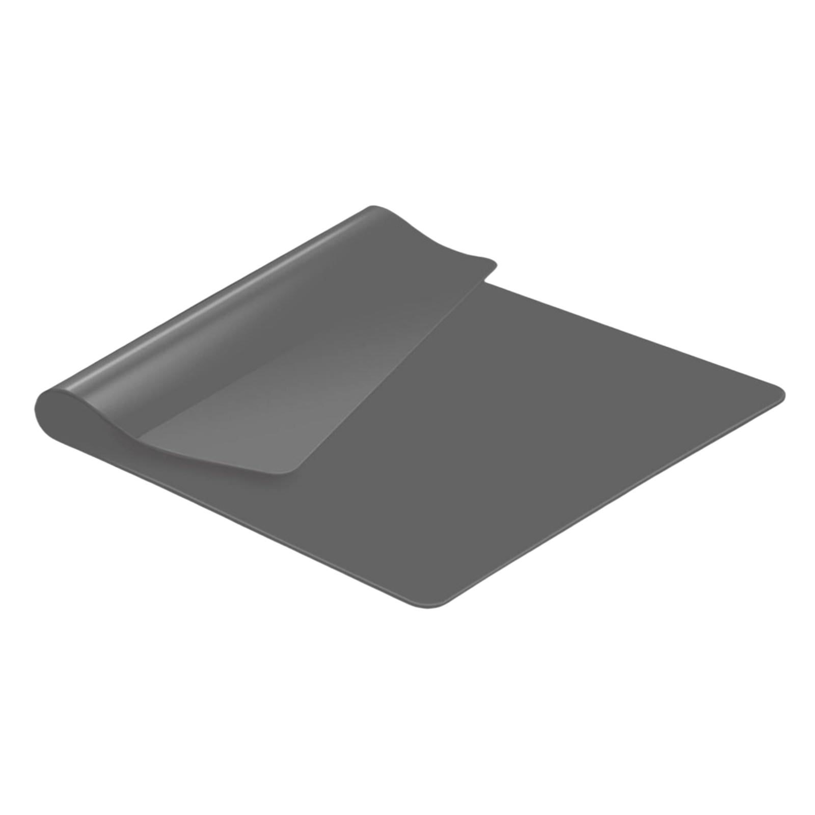 CarpNettore Silicone Counter Mat Heat Resistant Pad Multipurpose Easy to Clean Rolled Folded Gray 80 cmx60 cm