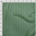 thumbnail image 3 of oneOone Cotton Silk Green Fabric Animal Skin Sewing Material Print Fabric By The Yard 42 Inch Wide-D37, 3 of 4