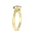 thumbnail image 3 of 1 Carat | IGI Certified Round Shape Lab Grown Diamond Engagement Ring For Women | 14K Yellow Gold | Lab Created Bezel Set Solitaire Diamond Engagement Ring | FG-VS1-VS2 Quality, 3 of 5