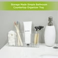 thumbnail image 2 of Kenney Storage Made Simple Drawer Organizer Bin, 4 Compartments, 2 Pack, Clear, 2 of 7