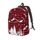 thumbnail image 1 of Fotbe Christmas Tree Buffalo Plaid Mochila de Lona con Estampado, Mochila Duradera, Mochila Versátil de Alta Calidad, Mochila Compacta Vintage-Medium, 1 of 5