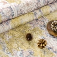 thumbnail image 6 of Cydiria Modern, Distressed Vintage Faux Wool Area Rug, 5' x 8', Gold, 6 of 8