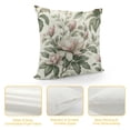 thumbnail image 4 of BCIIG Throw Pillow Cover Magnolia Vintage Bouquet Blooming Roses Watercolor Botanical Spring  Pillowcase Home Decorative Square Pillow Case Cushion Cover, 4 of 5
