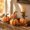Orange, variant on 4Pcs Artificial Striped Foam Pumpkins, Vintage White Stripe Fake Mini Pumpkin Decor, Fall Harvest Thanksgiving Tabletop Ornaments for Farmhouse Mantel Bowl Fillers Home Decor