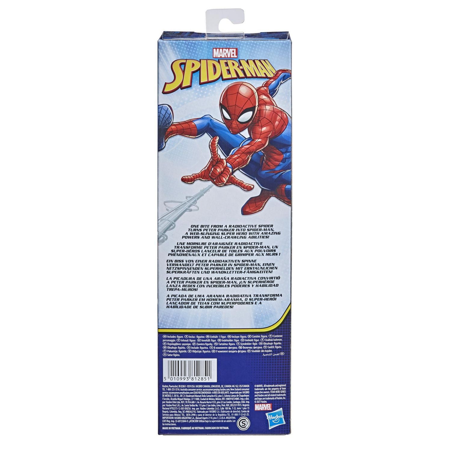 Marvel Titan Hero Series Spider-Man Action Figure (12 Inch), Ages 4 and up.